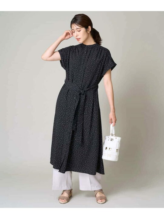 楽天市場】【SALE／40%OFF】【洗える】シフォンドットバンドカラー  