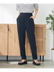 【SALE／10%OFF】【接触冷感/洗える/イージーケア】美ラクるスッキリ見えテーパードパンツ a.v.v アー・ヴェ・ヴェ パンツ その他のパンツ グレー ブラック ネイビー【RBA_E】【送料無料】[Rakuten Fashion]