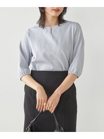 【SALE／37%OFF】チャームネックサッカートップス a.v.v アー・ヴェ・ヴェ トップス カットソー・Tシャツ ネイビー【RBA_E】[Rakuten Fashion]