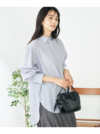 【SALE／70%OFF】【マルチウェイ】リネン混ベーシックシャツ a.v.v アー・ヴェ・ヴェ トップス シャツ・ブラウス パープル ベージュ オレンジ ブルー ホワイト【RBA_E】[Rakuten Fashion]