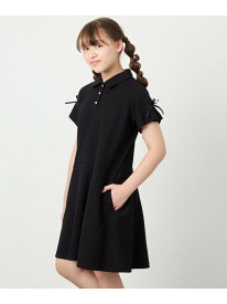 【SALE／19%OFF】[130-160]【冷感/洗える】パールボタンカノコワンピース a.v.v アー・ヴェ・ヴェ ワンピース・ドレス ワンピース ブラック【RBA_E】【送料無料】[Rakuten Fashion]