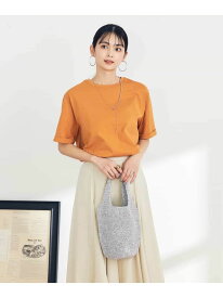 【SALE／40%OFF】【接触冷感/UVカット/コットン100%/10色展開】ロールアップハーフスリーブTシャツ a.v.v アー・ヴェ・ヴェ トップス カットソー・Tシャツ グリーン ホワイト ブルー レッド イエロー ベージュ オレンジ ブラック【RBA_E】[Rakuten Fashion]