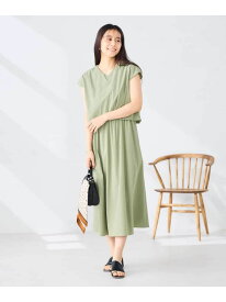 【SALE／30%OFF】【微撥水】ナイロンドッキングワンピース a.v.v アー・ヴェ・ヴェ ワンピース・ドレス ワンピース カーキグリーン ネイビー【RBA_E】【送料無料】[Rakuten Fashion]