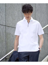 【SALE／30%OFF】【接触冷感/UVカット】シルケットスムースポロシャツ a.v.v アー・ヴェ・ヴェ トップス カットソー・Tシャツ ブラック ネイビー ホワイト【RBA_E】【送料無料】[Rakuten Fashion]