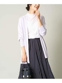 【SALE／60%OFF】【UVカット】さらさらタッチミドル丈トッパーカーディガン a.v.v アー・ヴェ・ヴェ トップス カーディガン ホワイト ブラック【RBA_E】[Rakuten Fashion]