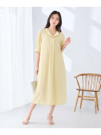 【SALE／20%OFF】カフタンワンピース a.v.v アー・ヴェ・ヴェ ワンピース・ドレス ワンピース ブラック イエロー【RBA_E】【送料無料】[Rakuten Fashion]