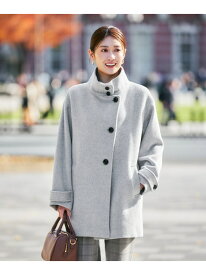 【SALE／20%OFF】スタンドカラーミディコート a.v.v アー・ヴェ・ヴェ ジャケット・アウター ステンカラーコート ブルー ワインレッド ブラック【RBA_E】【送料無料】[Rakuten Fashion]