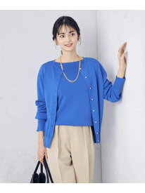 【SALE／40%OFF】【洗える/UVカット】クルーネック美ラクるカーディガン a.v.v アー・ヴェ・ヴェ トップス カーディガン ブラック ホワイト グレー ブルー ピンク グリーン【RBA_E】[Rakuten Fashion]