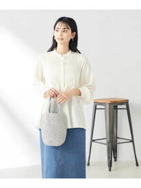 【SALE／60%OFF】ピンタックフレアブラウス a.v.v アー・ヴェ・ヴェ トップス シャツ・ブラウス ホワイト【RBA_E】[Rakuten Fashion]