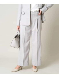 【SALE／70%OFF】【洗える/UVカット/接触冷感】オックスストレッチワイドパンツ【Reflax】 a.v.v アー・ヴェ・ヴェ パンツ その他のパンツ ネイビー ベージュ【RBA_E】[Rakuten Fashion]
