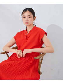 【SALE／10%OFF】ワッシャープリーツワンピース【洗える】 a.v.v アー・ヴェ・ヴェ ワンピース・ドレス ワンピース レッド【RBA_E】【送料無料】[Rakuten Fashion]