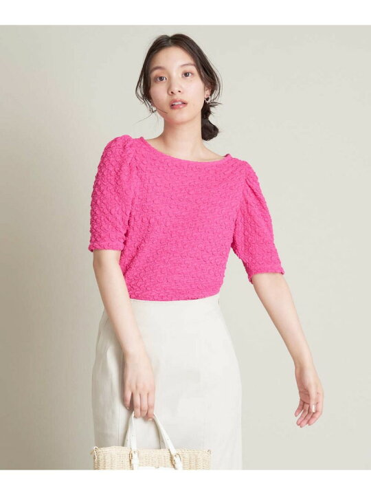 楽天市場】【SALE／70%OFF】シャーリングパフスリーブぽこぽこトップス 