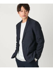 【SALE／20%OFF】【イージーケア/ストレッチ】スマートシャンブレーテーラードジャケット(セットアップ可) a.v.v アー・ヴェ・ヴェ ジャケット・アウター テーラードジャケット・ブレザー ネイビー【RBA_E】【送料無料】[Rakuten Fashion]
