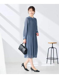 【SALE／20%OFF】【WEB限定】ランダムプリーツワンピース a.v.v アー・ヴェ・ヴェ ワンピース・ドレス ワンピース ブルー ネイビー【RBA_E】【送料無料】[Rakuten Fashion]