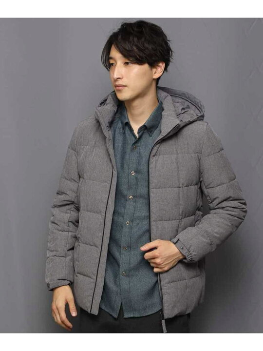 楽天市場】デタッチャブルフードストレッチダウンブルゾン[WEB限定 