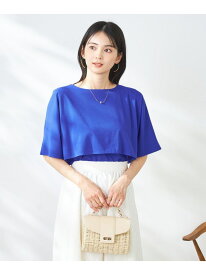 【SALE／10%OFF】【接触冷感/UVカット】レイヤードライクカットソー a.v.v アー・ヴェ・ヴェ トップス カットソー・Tシャツ グレー ブルー【RBA_E】[Rakuten Fashion]