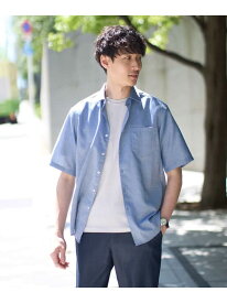 【SALE／30%OFF】【接触冷感/イージーケア/速乾】リネン混半袖シャツ a.v.v アー・ヴェ・ヴェ トップス シャツ・ブラウス ブルー ワインレッド ピンク【RBA_E】[Rakuten Fashion]