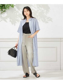 【SALE／50%OFF】【洗える】ストライプシャツワンピース a.v.v アー・ヴェ・ヴェ ワンピース・ドレス ワンピース ブラック ネイビー【RBA_E】[Rakuten Fashion]