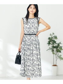 【SALE／28%OFF】配色パイピング切り替えワンピース a.v.v アー・ヴェ・ヴェ ワンピース・ドレス ワンピース ブラック ホワイト【RBA_E】【送料無料】[Rakuten Fashion]
