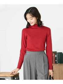 【SALE／50%OFF】リブタートルネックニットプルオーバー a.v.v アー・ヴェ・ヴェ トップス ニット ブラック グレー ホワイト ネイビー レッド【RBA_E】[Rakuten Fashion]