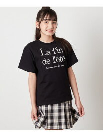 【SALE／63%OFF】【接触冷感/ジメジメ対策/毛玉になりにくい/安心の綿100%/イージーケア】[140-150]ロゴ刺繍ゆるTシャツ a.v.v アー・ヴェ・ヴェ トップス カットソー・Tシャツ ピンク ブラック グリーン ホワイト【RBA_E】[Rakuten Fashion]