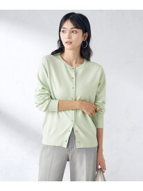 【SALE／20%OFF】【洗える】クルーネックニットカーディガン/アンサンブル対応 a.v.v アー・ヴェ・ヴェ トップス カーディガン グレー レッド ブラック ブルー オレンジ グリーン ホワイト【RBA_E】【送料無料】[Rakuten Fashion]