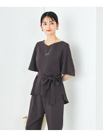【SALE／10%OFF】【接触冷感/UVカット/洗える】バックタック美ラクるブラウス a.v.v アー・ヴェ・ヴェ トップス シャツ・ブラウス グレー ブラック ネイビー ホワイト【RBA_E】【送料無料】[Rakuten Fashion]