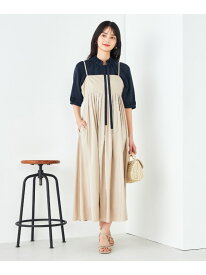 【SALE／30%OFF】【マシンウォッシャブル】タックフレアキャミワンピース a.v.v アー・ヴェ・ヴェ ワンピース・ドレス ワンピース ベージュ【RBA_E】【送料無料】[Rakuten Fashion]
