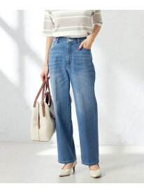【SALE／60%OFF】デニムストレートパンツ a.v.v アー・ヴェ・ヴェ パンツ その他のパンツ ブルー グレー【RBA_E】[Rakuten Fashion]