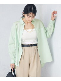 【SALE／70%OFF】コットンベーシックシャツ a.v.v アー・ヴェ・ヴェ トップス シャツ・ブラウス ホワイト グリーン ネイビー【RBA_E】[Rakuten Fashion]