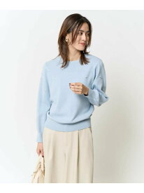 【SALE／70%OFF】キラキラビジューニット a.v.v アー・ヴェ・ヴェ トップス ニット ブルー ネイビー【RBA_E】[Rakuten Fashion]