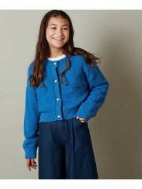 【SALE／65%OFF】[150-160]ショートカーディガン a.v.v アー・ヴェ・ヴェ トップス カーディガン ブラック ブルー【RBA_E】[Rakuten Fashion]