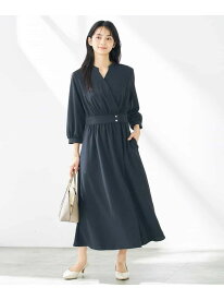 【SALE／28%OFF】カシュクールワンピース a.v.v アー・ヴェ・ヴェ ワンピース・ドレス ワンピース ネイビー【RBA_E】【送料無料】[Rakuten Fashion]