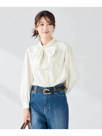 【SALE／30%OFF】2WAYボウタイブラウス a.v.v アー・ヴェ・ヴェ トップス シャツ・ブラウス ホワイト ブラウン【RBA_E】[Rakuten Fashion]