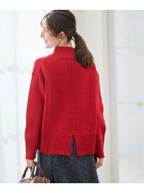 【SALE／40%OFF】【WEB限定】クロップドバックスリットニット a.v.v アー・ヴェ・ヴェ トップス ニット ブルー イエロー レッド ホワイト【RBA_E】[Rakuten Fashion]