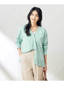 【SALE／37%OFF】Vネックミドル丈カーディガン a.v.v アー・ヴェ・ヴェ トップス カーディガン ベージュ グリーン【RBA_E】[Rakuten Fashion]