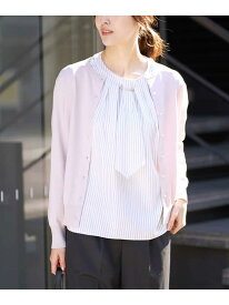 【SALE／59%OFF】【UV CUT/アンサンブル対応】クルーネックカーディガン a.v.v アー・ヴェ・ヴェ トップス カーディガン グリーン ピンク レッド ブラック ブルー グレー【RBA_E】[Rakuten Fashion]