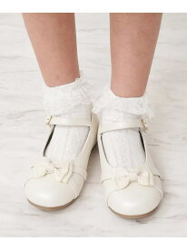 [KIDS]リボンバレエシューズ a.v.v アー・ヴェ・ヴェ シューズ・靴 パンプス ホワイト ブラック【送料無料】[Rakuten Fashion]
