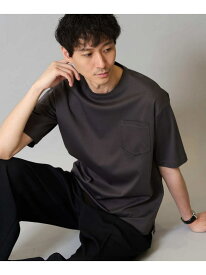 【SALE／10%OFF】【接触冷感/UVカット/毛玉になりにくい】シルケットスムースワイドシルエットカットソー a.v.v アー・ヴェ・ヴェ トップス カットソー・Tシャツ ブラック ブルー ホワイト ワインレッド グリーン【RBA_E】[Rakuten Fashion]