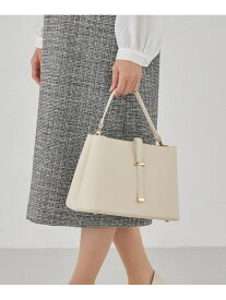 ビット調ハンドバッグ a.v.v アー・ヴェ・ヴェ バッグ トートバッグ ブラック ホワイト【送料無料】[Rakuten Fashion]