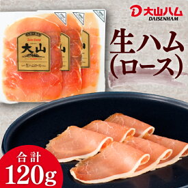 お取り寄せ 生ハム 大山ハム『生ハム（ロース）』40g×3（006）お取り寄せグルメ 自宅用 人気 朝食 朝ごはん おつまみ お弁当 食材 大山ハム公式