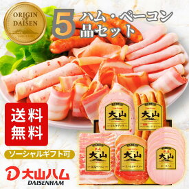 ハム ギフト 『伝統の逸品 』ハムギフト5種詰め合わせ（OR-36）376g ハムギフト 詰め合わせ 内祝 お返し 誕生日 贈答 贈り物 手土産 お歳暮 御歳暮 お中元 お取り寄せ 大山ハム 大山ハム公式