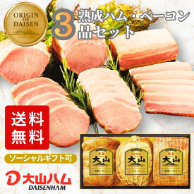 【本日ポイント10倍】ハム ギフト お中元『伝統の逸品』3種詰め合わせ（OR-26）840g 夏ギフト 御中元 ギフト ハムギフト 詰め合わせ 内祝 お返し 誕生日 贈答 贈り物 手土産 お歳暮 お取り寄せ 大山ハム 大山ハム公式