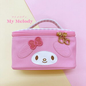 サンリオ バニティポーチ ポーチ フェイス フェイスポーチ コスメポーチ 化粧ポーチ かわいい おしゃれ 女の子 レディース コンパクト ミニバニティ ミニバニティポーチ マイメロディ クロ