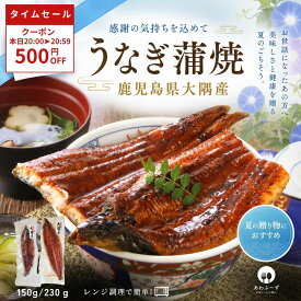 【 タイムセール 500円OFF 本日20時から1時間限定】うなぎ 国産 蒲焼き 鹿児島 大隅産 特大 1尾 2尾 冷凍 ギフト