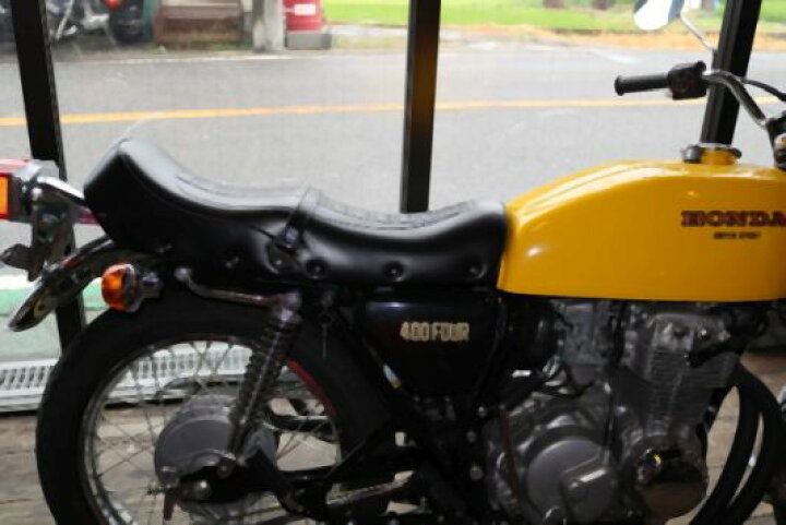 楽天市場】AGAIN アゲイン 純正表皮 前後アンコ抜きシート CB400FOUR 