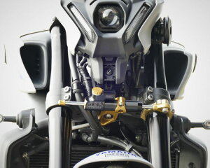 HYPERPRO �n�C�p�[�v�� CNC�X�e�A�����O�_���p�[�X�e�[ 68mm/TYPE-1 �u���b�N �s���{�[���t�^�C�v MT-09(ABS) '21-'23 XSR900 '21-'23