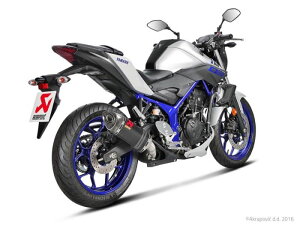 AKRAPOVIC AN|rb` XbvI J[{ JMCAΉ YZF-R25 14-19/YZF-R3 15-19/MT-25 15-19/MT-03 16-19