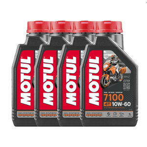 �y4�{SET�ł����zMOTUL ���`���[�� 7100 4T 10W-60 1L x4 �o�C�N 100%���w���� �G���W���I�C��