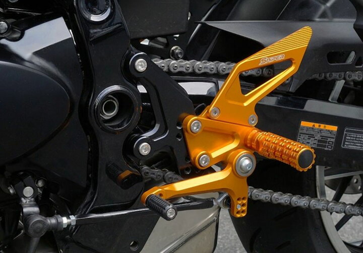 楽天市場】SNIPER スナイパー バックステップ 黒 Z900RS : 淡路二輪 